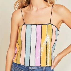 Veronica Beard Harmoni Sequin Top - size 0